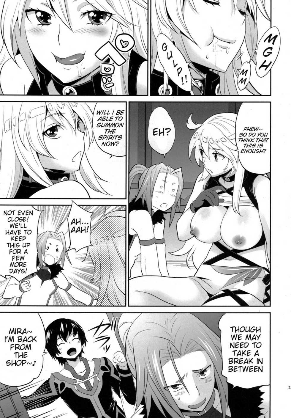[Todd Special (Todd Oyamada)] Milla-sama to Shiroku Betatsuku Nanika | Mira-sama and the White, Sticky Substance (Tales of Xillia) [English] {doujin-moe.us} [Digital] - Page 20