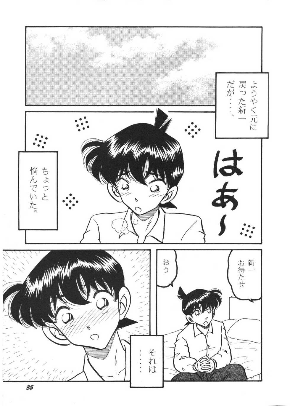 (C63) [Studio Boxer (Various)] HOHETO  26 (Detective Conan) - Page 34