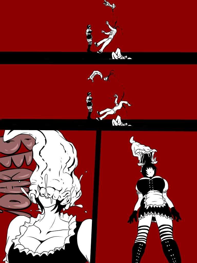 [BHM] Maid vs Vore Monster - Page 6