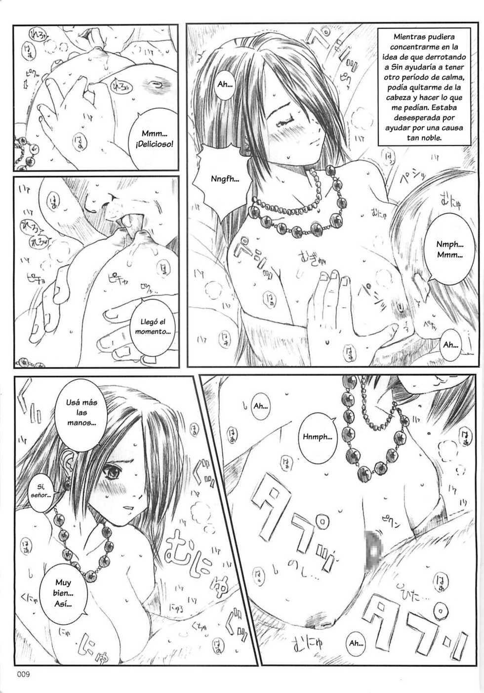 [Circle Kuusou Zikken (Munehito)] Kuusou Zikken -Extra- Vol. 1 (Final Fantasy X‎) [Spanish] {El nido del Cóndor} - Page 9