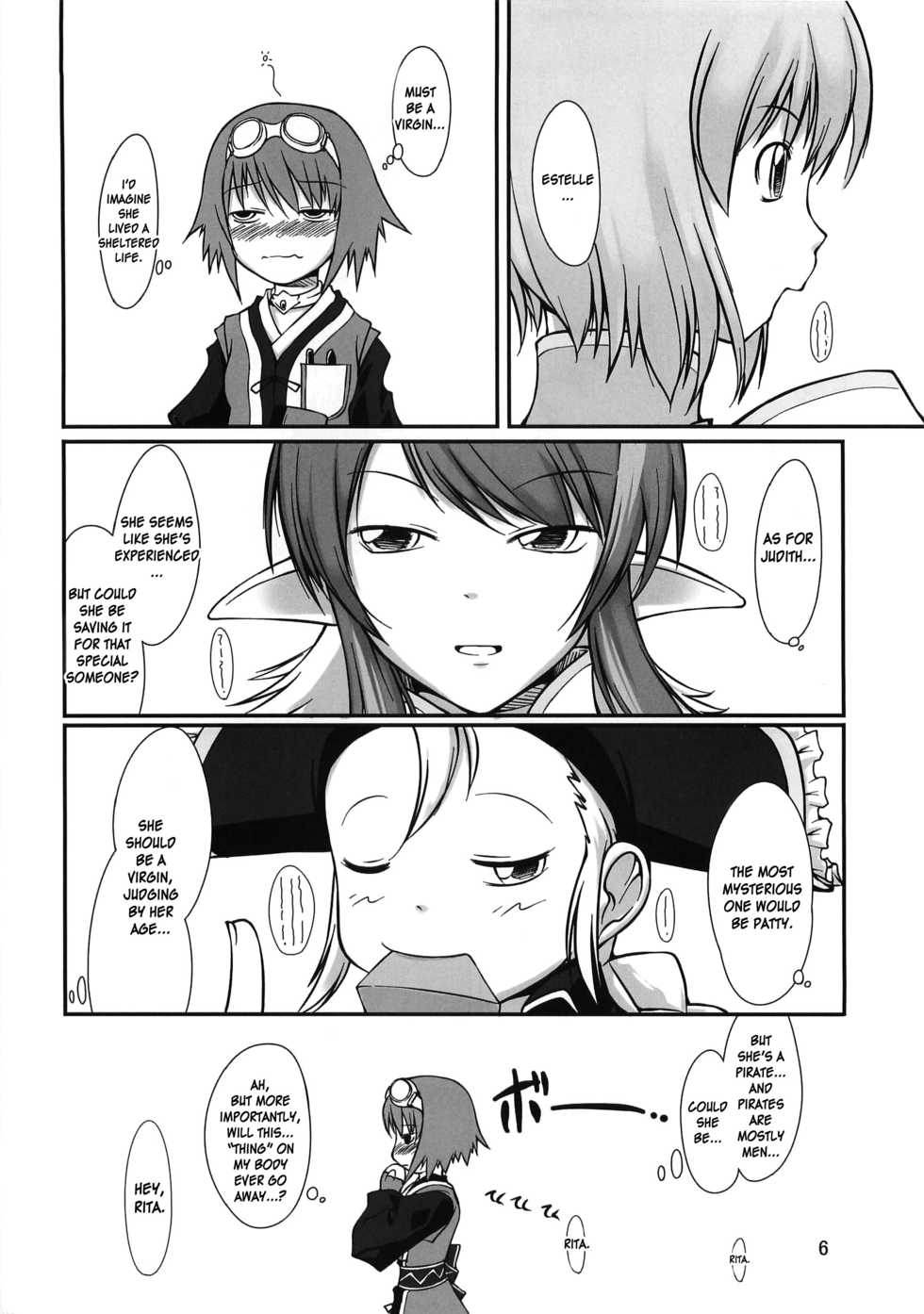 (C77) [Random Parts (TAKUTEKS)] .RITA (Tales of Vesperia) [English] - Page 5