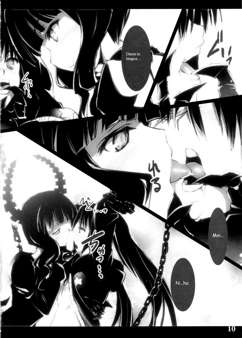 (C78) [Shimoyakedou (Ouma Tokiichi)] DEAD BLACK (BLACK ROCK SHOOTER) [Spanish] [Celsiusrembrant] - Page 10