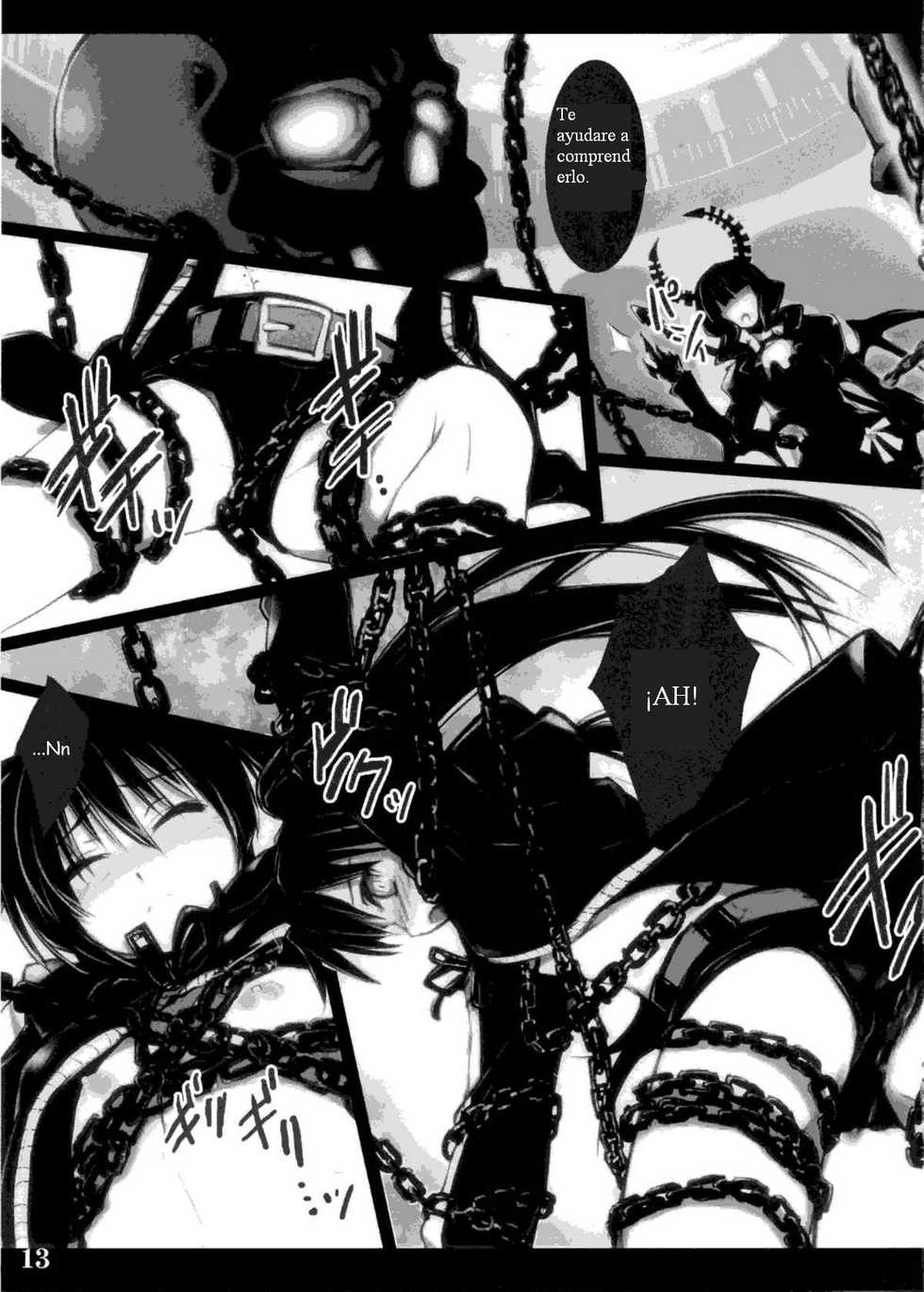 (C78) [Shimoyakedou (Ouma Tokiichi)] DEAD BLACK (BLACK ROCK SHOOTER) [Spanish] [Celsiusrembrant] - Page 13