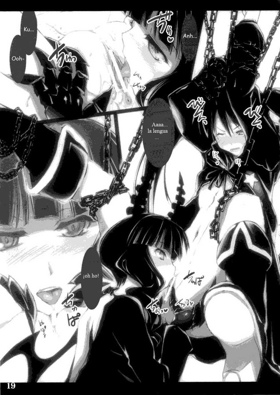 (C78) [Shimoyakedou (Ouma Tokiichi)] DEAD BLACK (BLACK ROCK SHOOTER) [Spanish] [Celsiusrembrant] - Page 19