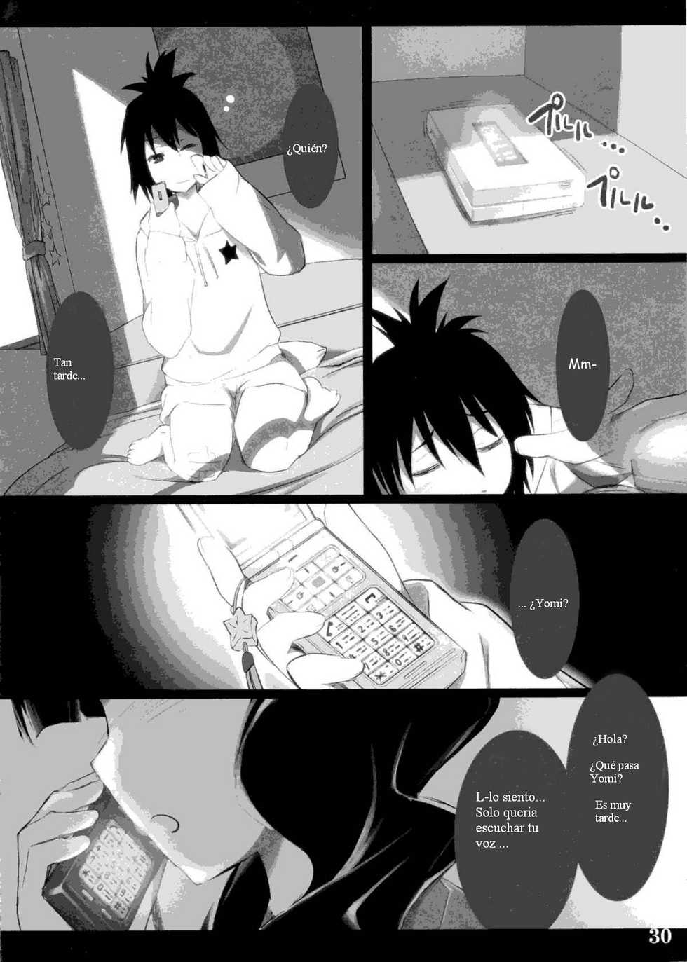 (C78) [Shimoyakedou (Ouma Tokiichi)] DEAD BLACK (BLACK ROCK SHOOTER) [Spanish] [Celsiusrembrant] - Page 30