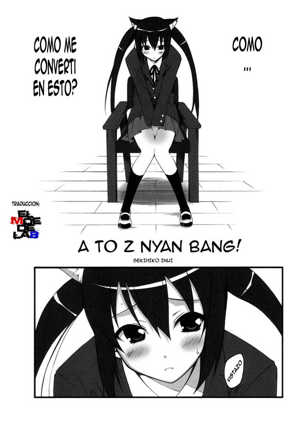 (COMIC1☆4) [MIX-ISM (Inui Sekihiko)] A to Z Nyan Bang!! (K-ON!) [Spanish] [El Moe de la 8] - Page 2