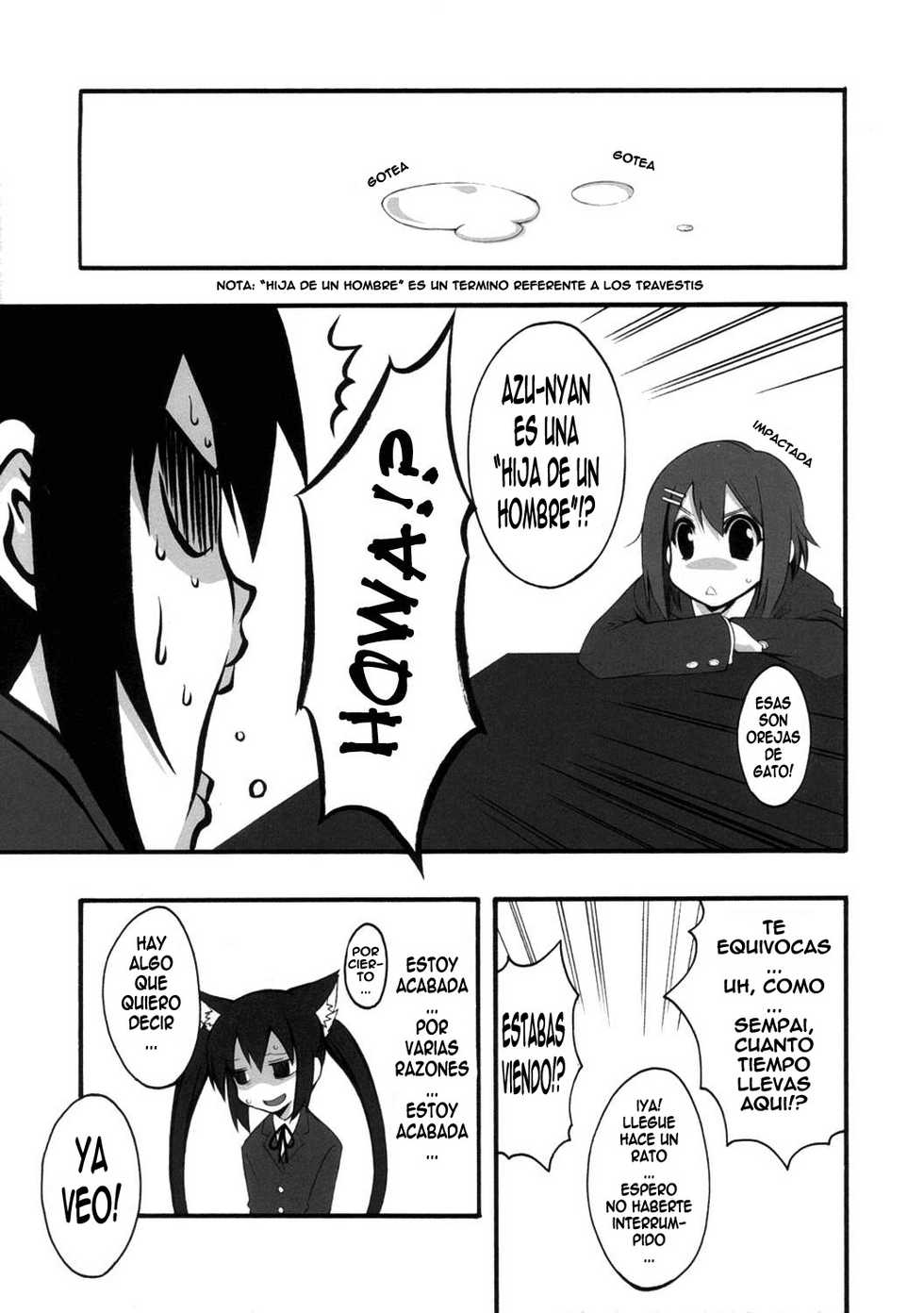 (COMIC1☆4) [MIX-ISM (Inui Sekihiko)] A to Z Nyan Bang!! (K-ON!) [Spanish] [El Moe de la 8] - Page 8