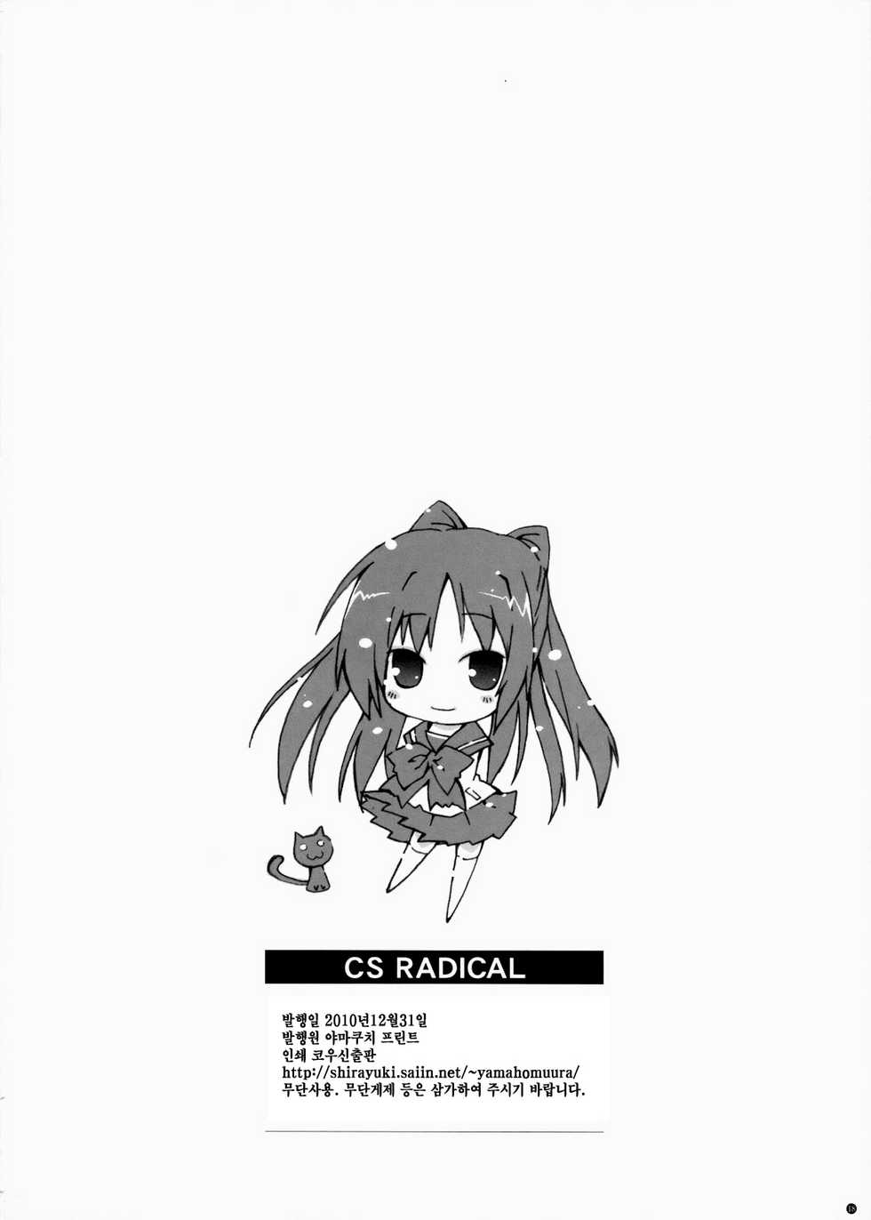 (C79) [Yamaguchi Print (Tamaki Yayoi)] CS RADICAL (ToHeart2) [Korean] [Project H] - Page 15