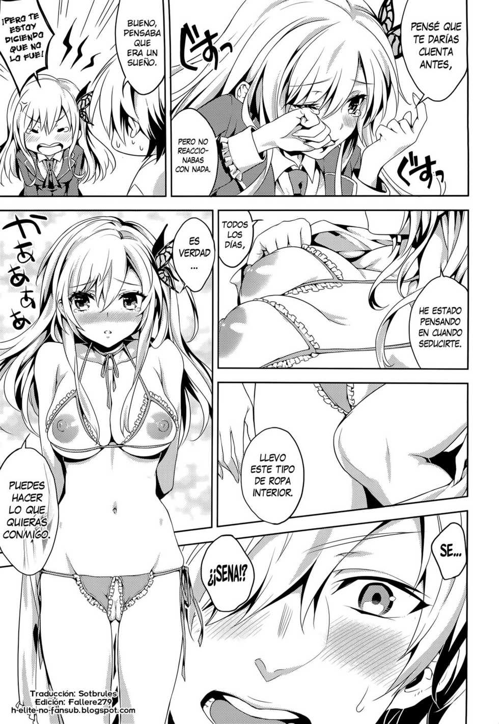 (C81) [Ichigo Pants (Kaguyudu)] Niku wa SeFri ga Hoshii no (Boku wa Tomodachi ga Sukunai) [Spanish] [H-Elite no Fansub] - Page 6