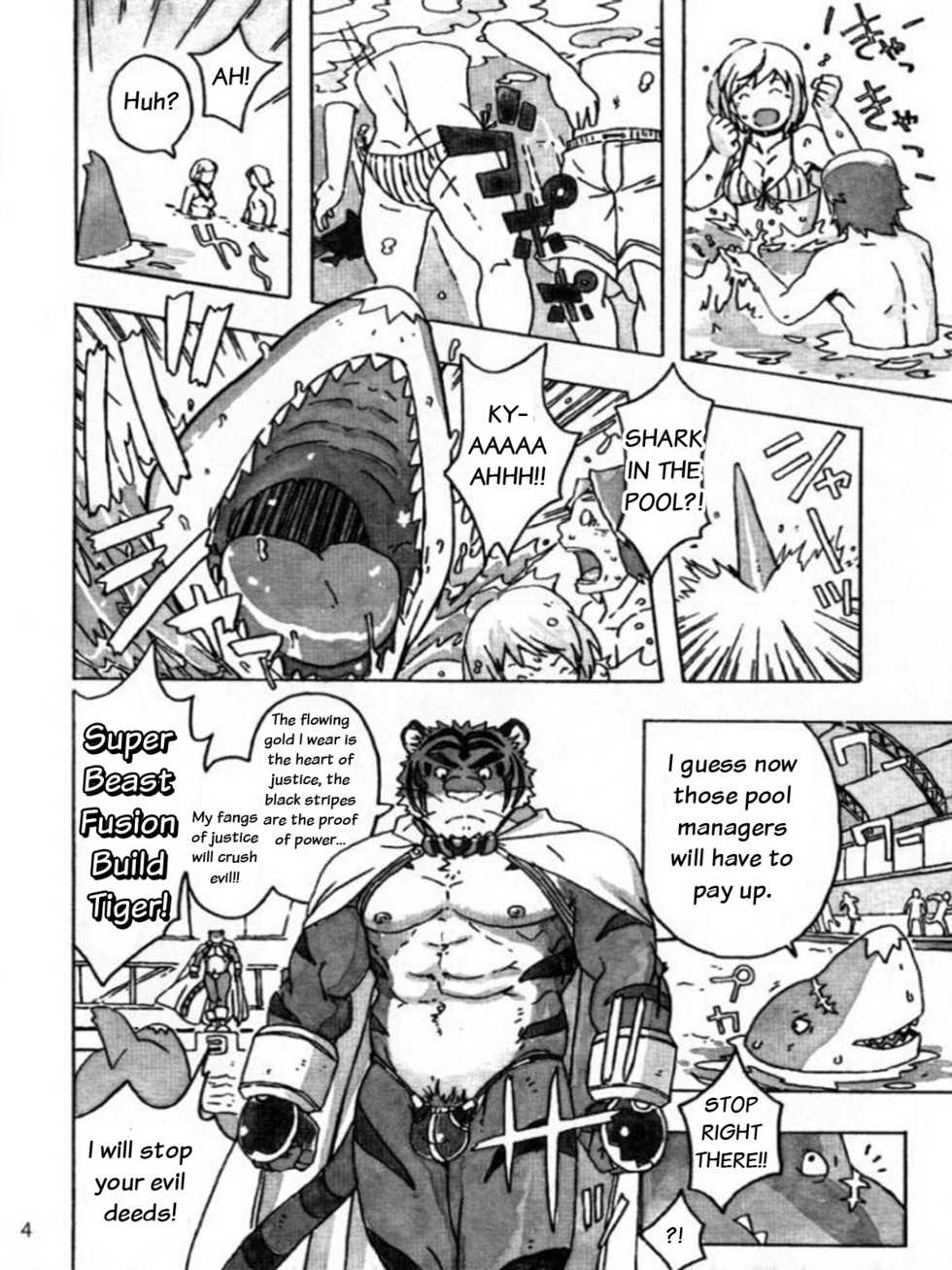 (C81) [Dragon Heart (gamma)] Choujuu Gasshin Build Tiger 9 | Super Beast Fusion Build Tiger 9 [English] - Page 6
