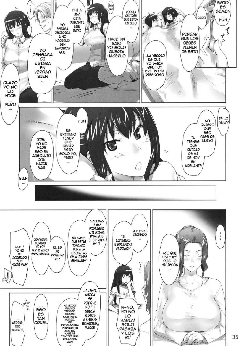 (C81) [MTSP (Jin)] Tachibana-san-chi no Dansei Jijou [Spanish] [Kallen-Kozuki] - Page 35