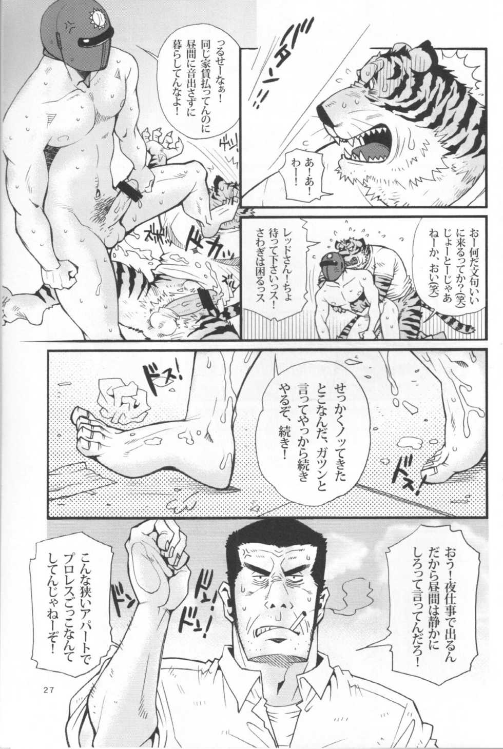 (C79) [Masamune Kokichi (Matsuzaki Tsukasa)] Sun Downers (Astro Fighter Sunred) - Page 25