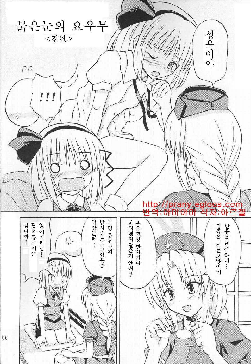 (Reitaisai 2) [Takakuya (Takaku Toshihiko)] Touhou Youjo Ranbu 3 (Touhou Project) [Korean] - Page 5