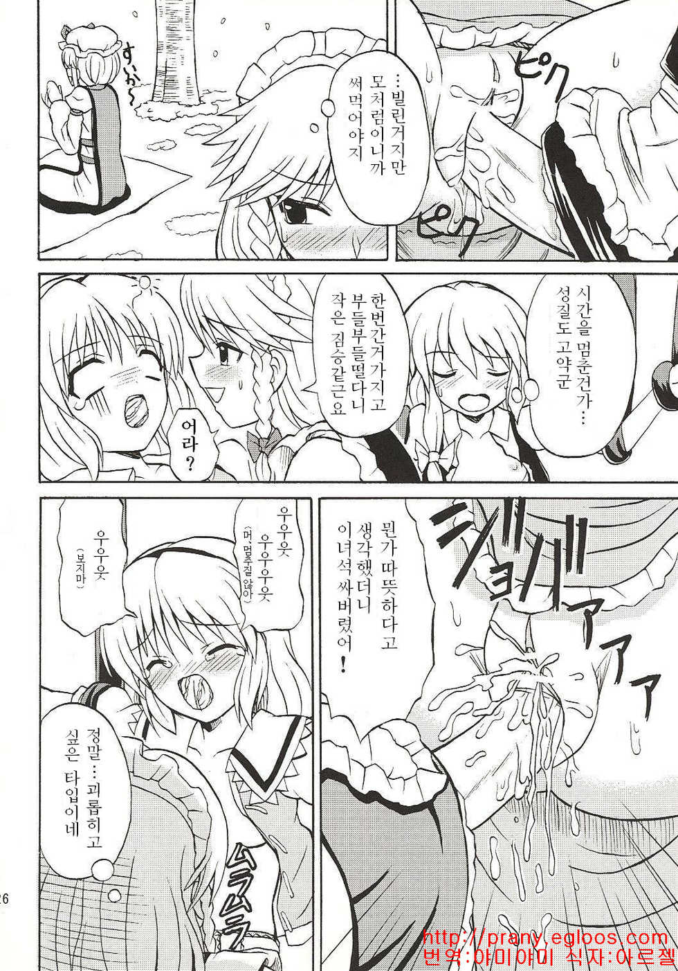 (Koiiro Magic) [Takakuya (Takaku Toshihiko)] Touhou Youjo Ranbu 4 (Touhou Project) [Korean] - Page 25