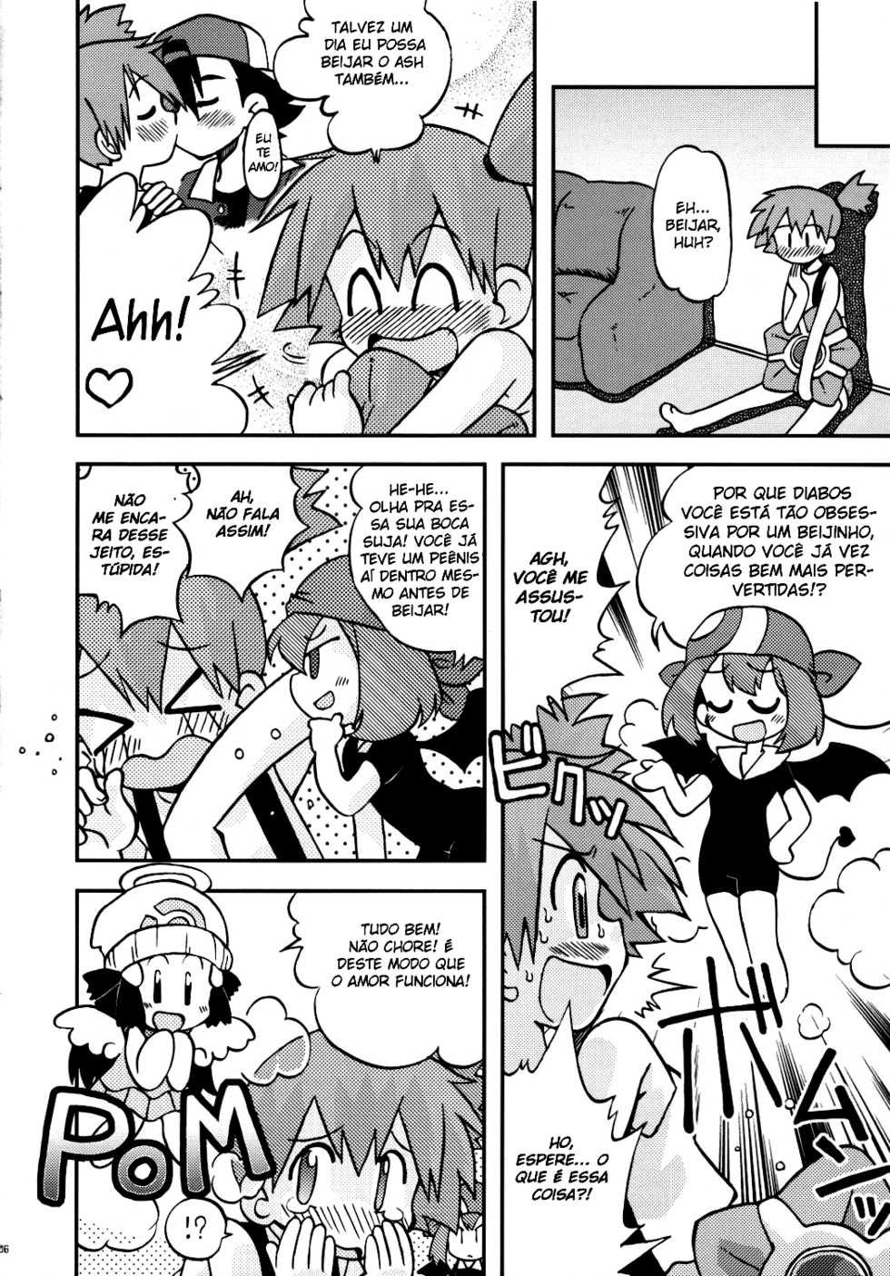 (C74) [Ukkaridou (Shimazu Isami)] Daremo Shiranai Monogatari no Tsuzuki (Pokémon) [Portuguese-BR] [Punch! Hentai] - Page 7