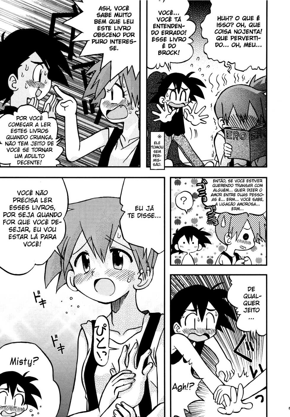 (C74) [Ukkaridou (Shimazu Isami)] Daremo Shiranai Monogatari no Tsuzuki (Pokémon) [Portuguese-BR] [Punch! Hentai] - Page 10