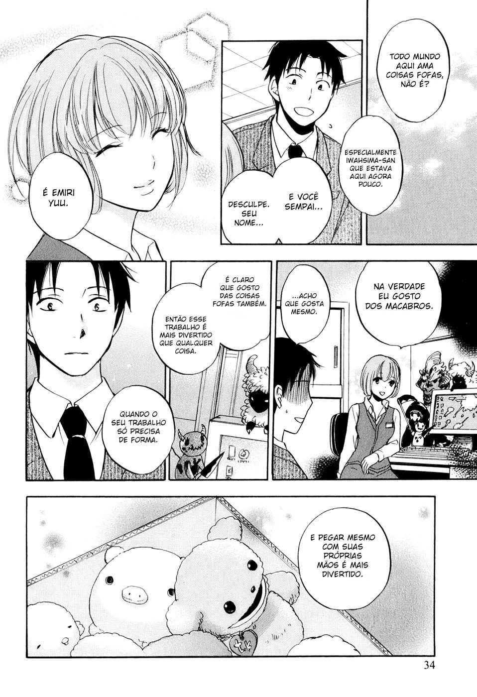 [Chihiro Harumi] Koi Wo Suru No Ga Shigoto Desu - Falling in Love is Work (Ch. 1-4) [Portuguese-BR] - Page 37