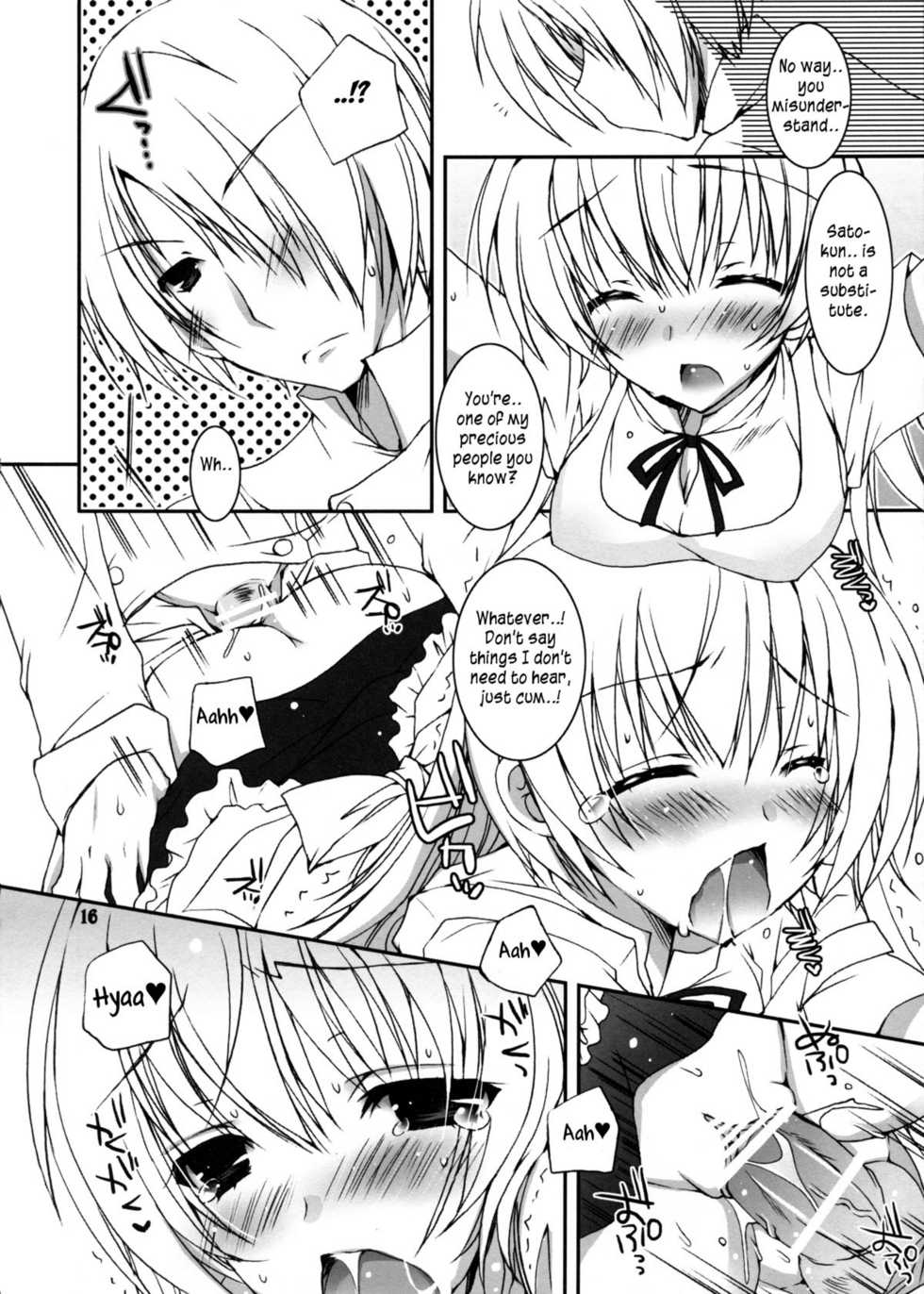 (C81) [Dennou Fuyu Mikan (Ueda Rieko)] Kiken Shisou. (WORKING!!) [English] [rookie84] - Page 15