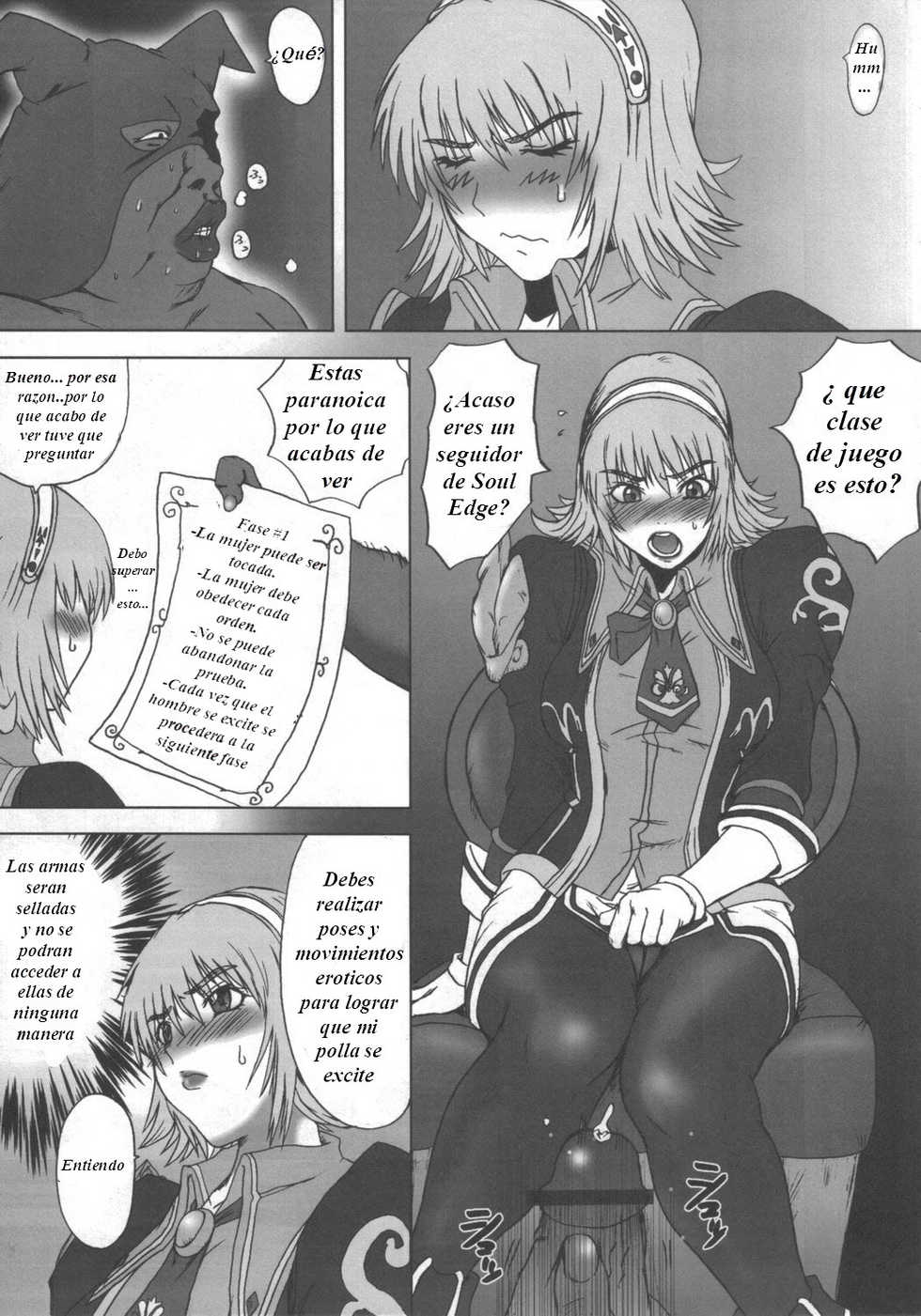 (C69) [DASHIGARA 100% (Minpei Ichigo)] Cassandra Densetsu | La leyenda de Cassandra (SoulCalibur) [Spanish] [Dx-Kobrakai] - Page 4