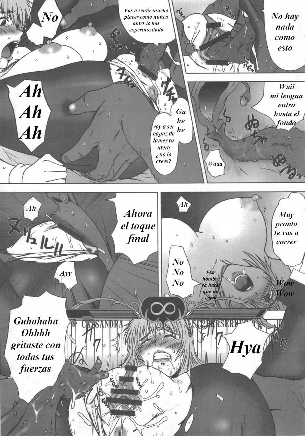 (C69) [DASHIGARA 100% (Minpei Ichigo)] Cassandra Densetsu | La leyenda de Cassandra (SoulCalibur) [Spanish] [Dx-Kobrakai] - Page 18