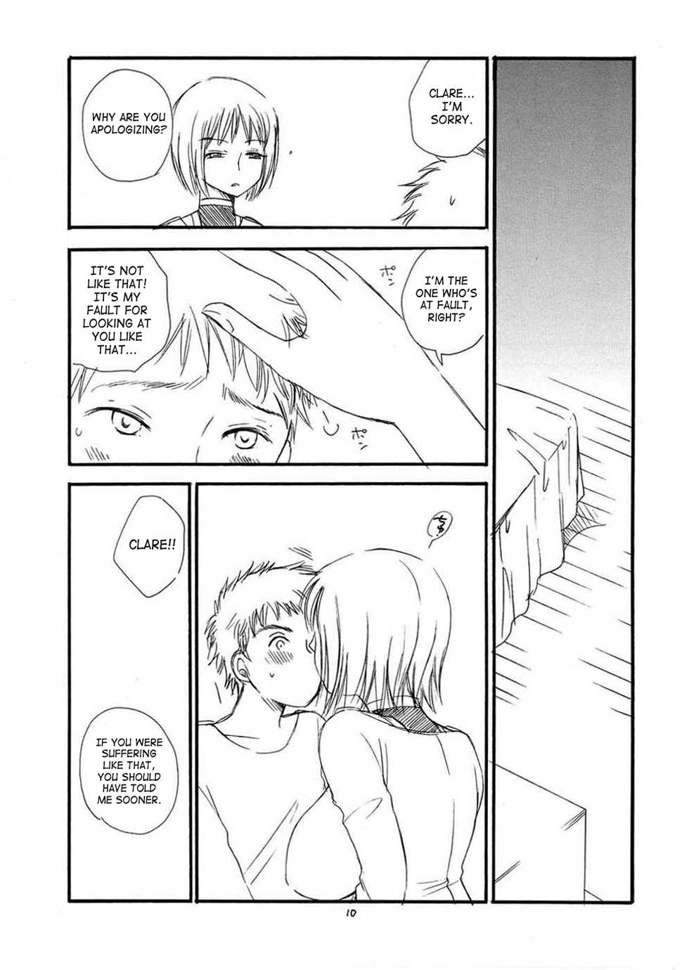 (C72) [Tenkaichi Baby's (BENNY'S, Inomoto Rikako)] MORE BOOK (Claymore) [English] [SaHa] - Page 9