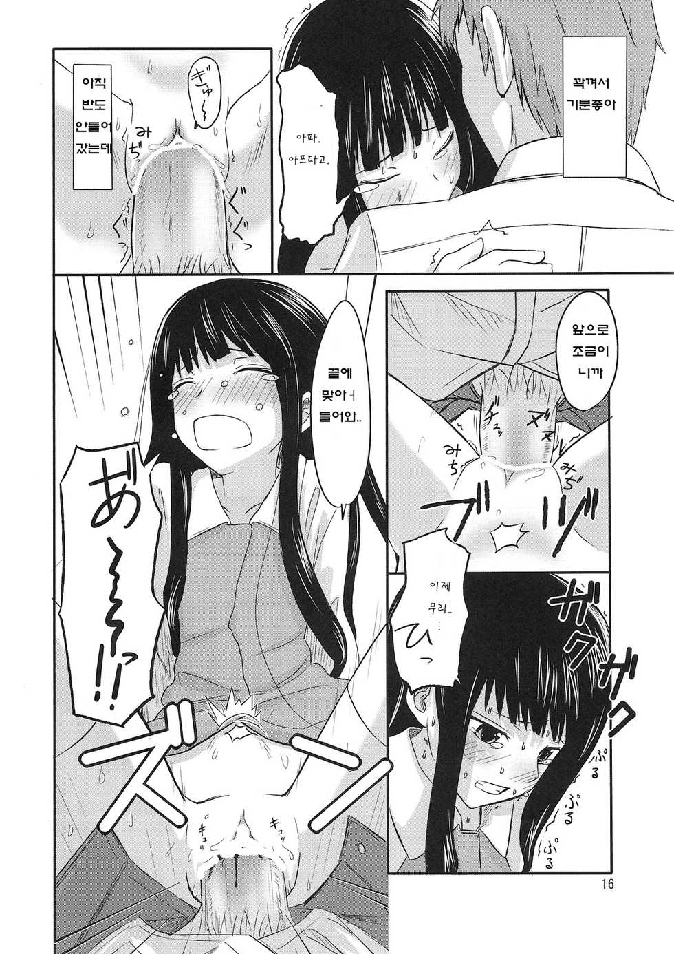 (C79) [crossray (Oomori Makoto)] PM10:00 Narumi side (Kami-sama no Memochou) [Korean] - Page 17