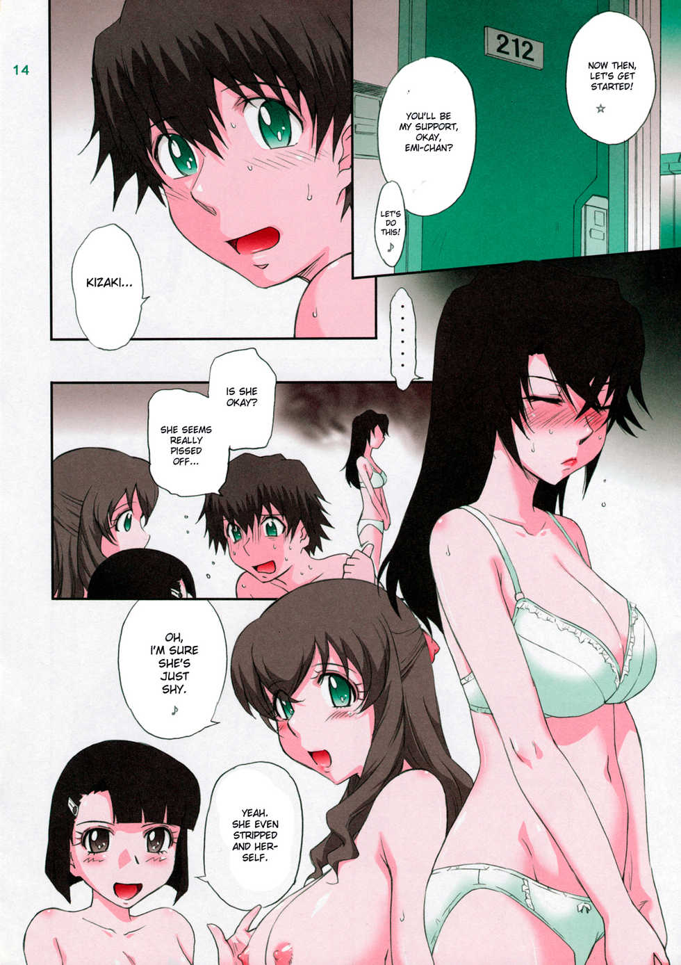 (C75) [MOON RULER (Tsukino Jyogi)] LOVE VACATION (Kurogane no Linebarrels) [English] {DesuDesu} [Decensored] - Page 15