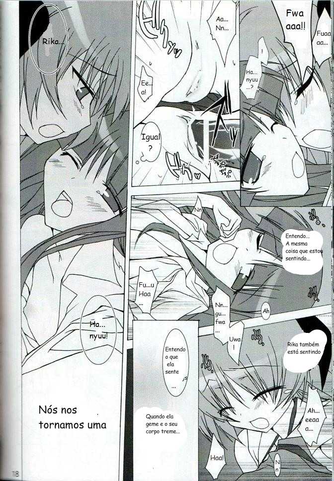 (C72) [Toriaezu(kari) (Tororo)] Futari Nara Ne (Higurashi no Naku Koro ni) [Portuguese-BR] [Excel] - Page 17