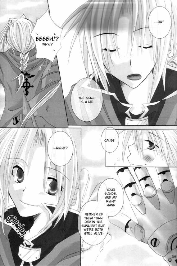 [HYSTERICS38. (Sango no Sanba)] Utakata (Fullmetal Alchemist) [English] - Page 37