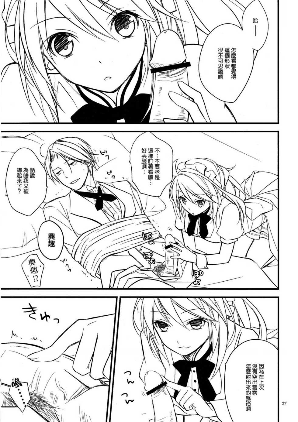 (C81) [Kaicho-Maniax (Nanami Yasuna)] KiraKira (Tales of Xillia) [Chinese] [天鹅之恋] - Page 26
