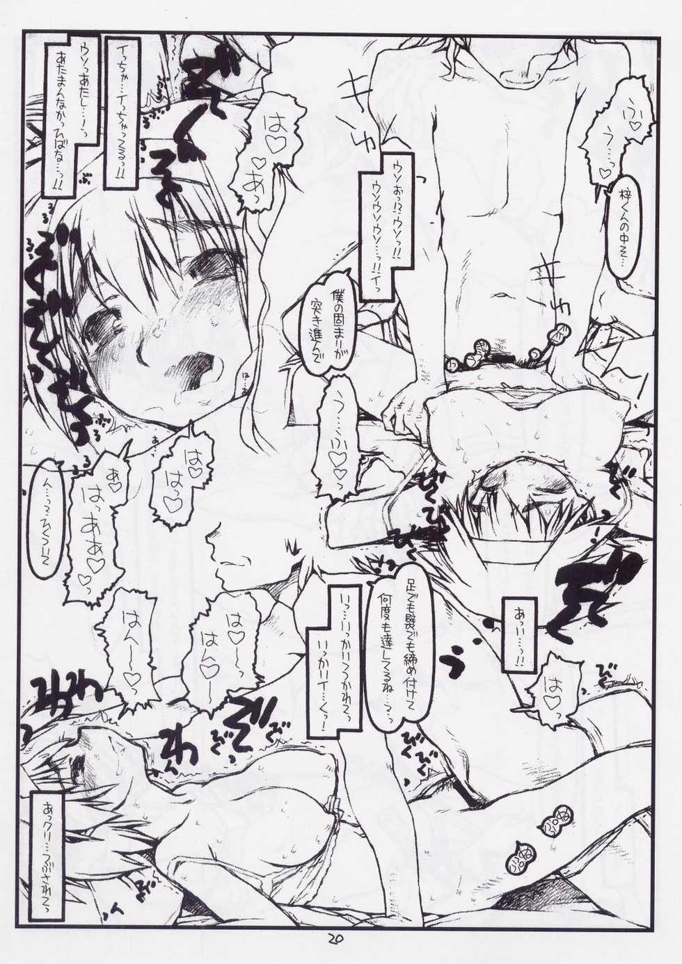 (C71) [Bolze. (rit.)] Tsurugiya Otoko Masari Funsenki (Kizuato) - Page 19