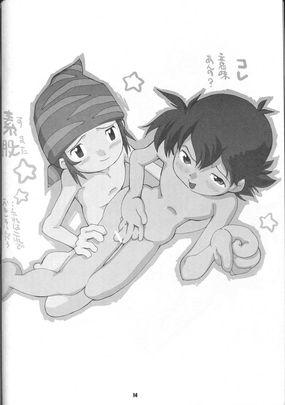 [Tairana Sora (Amano Manabu)] Shichinin no Takuya - THE EVOLUTION OF TAKUYA (Digimon Frontier) - Page 13