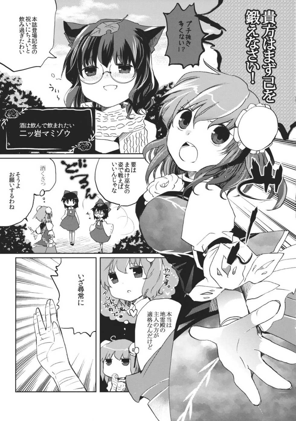 (C81) [Oimoto] Midarekitta Reimu ni Mono Mousu!? (Touhou Project) - Page 9
