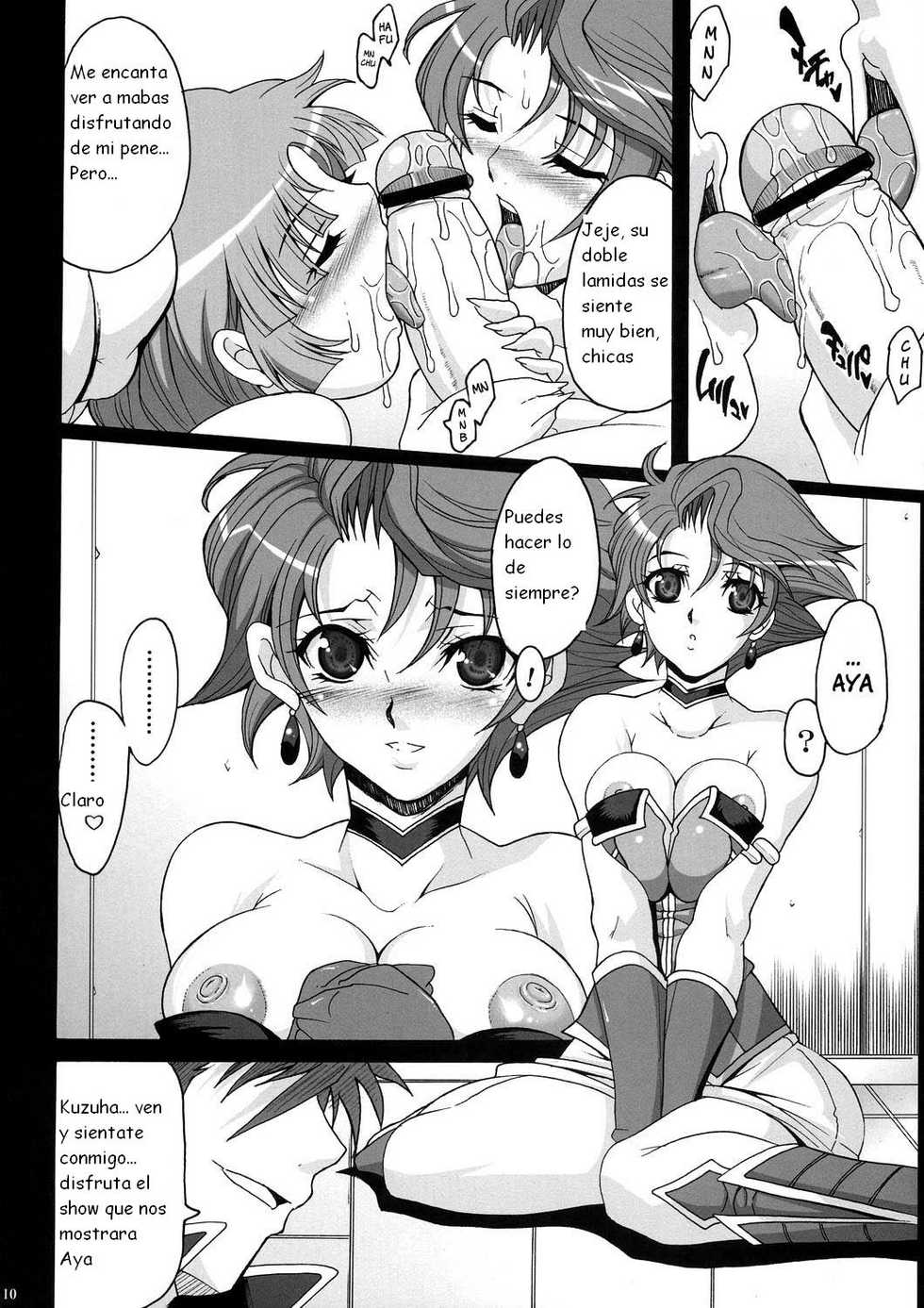 (C72) [Youkai Tamanokoshi (CHIRO)] Steel Heroines Vol. 4 (Super Robot Wars) [Spanish] [Kurotao] - Page 10