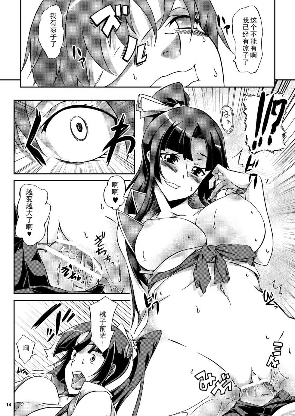 (C79) [Z-FRONT (Kagato)] Ookami-san to Momoiro Kibidango (Ookami-san to Shichinin no Nakama-tachi) [Chinese] 【黑条汉化】 - Page 14