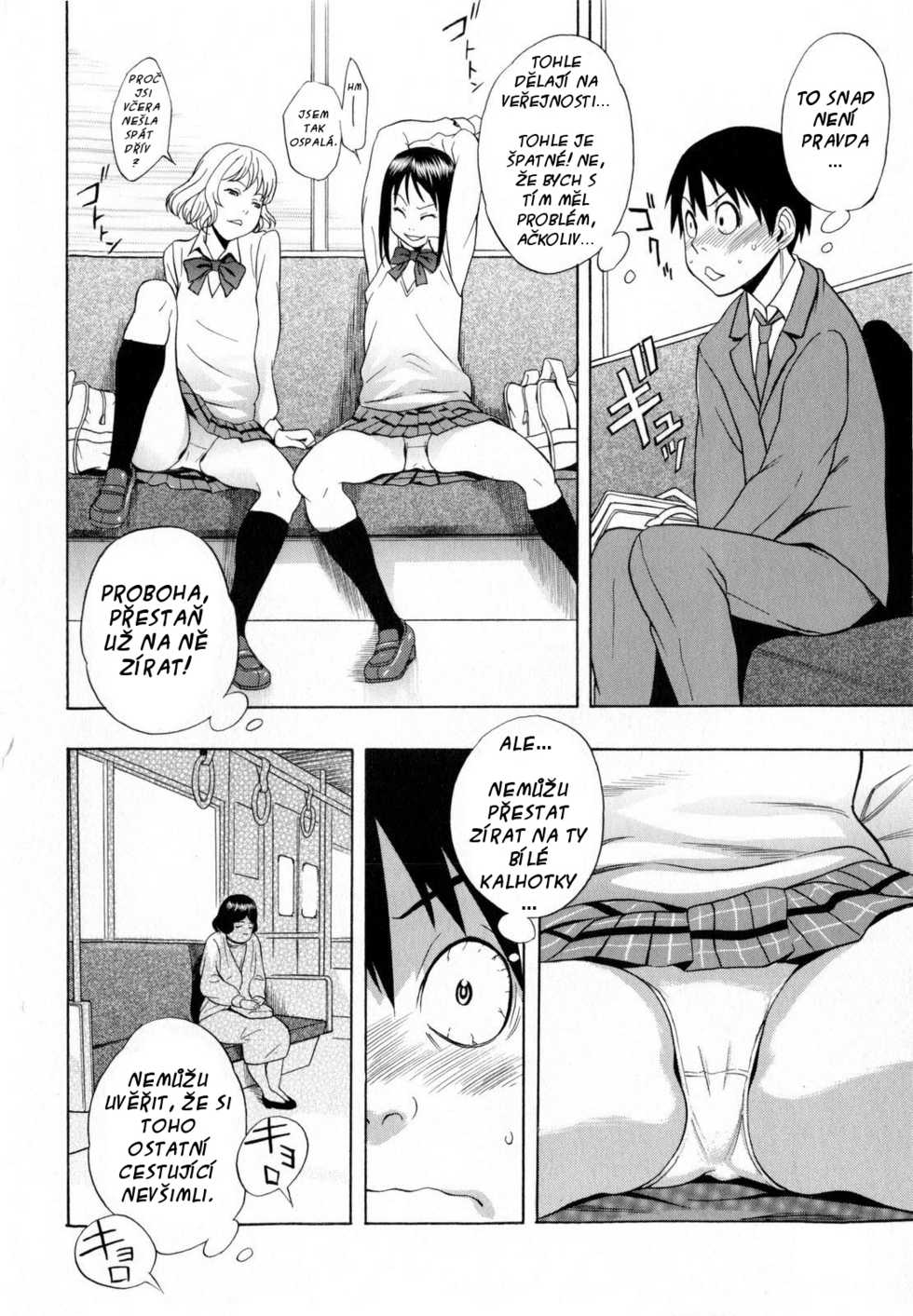 [Shiden Akira] Panchira Ero Tenshi | Nezbendí Andílci (Comic Masyo 2010-03) [Czech] {Kolmo} - Page 7