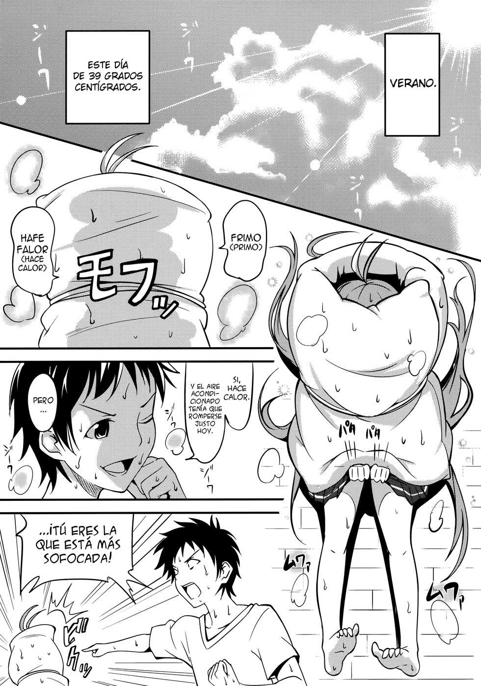 (COMIC1☆5) [AGOITEI (Sankuro)] Celsius Sanjuukyuudo | 39 Grados Celsius (Denpa Onna to Seishun Otoko) [Spanish] [H-Elite no Fansub] - Page 4