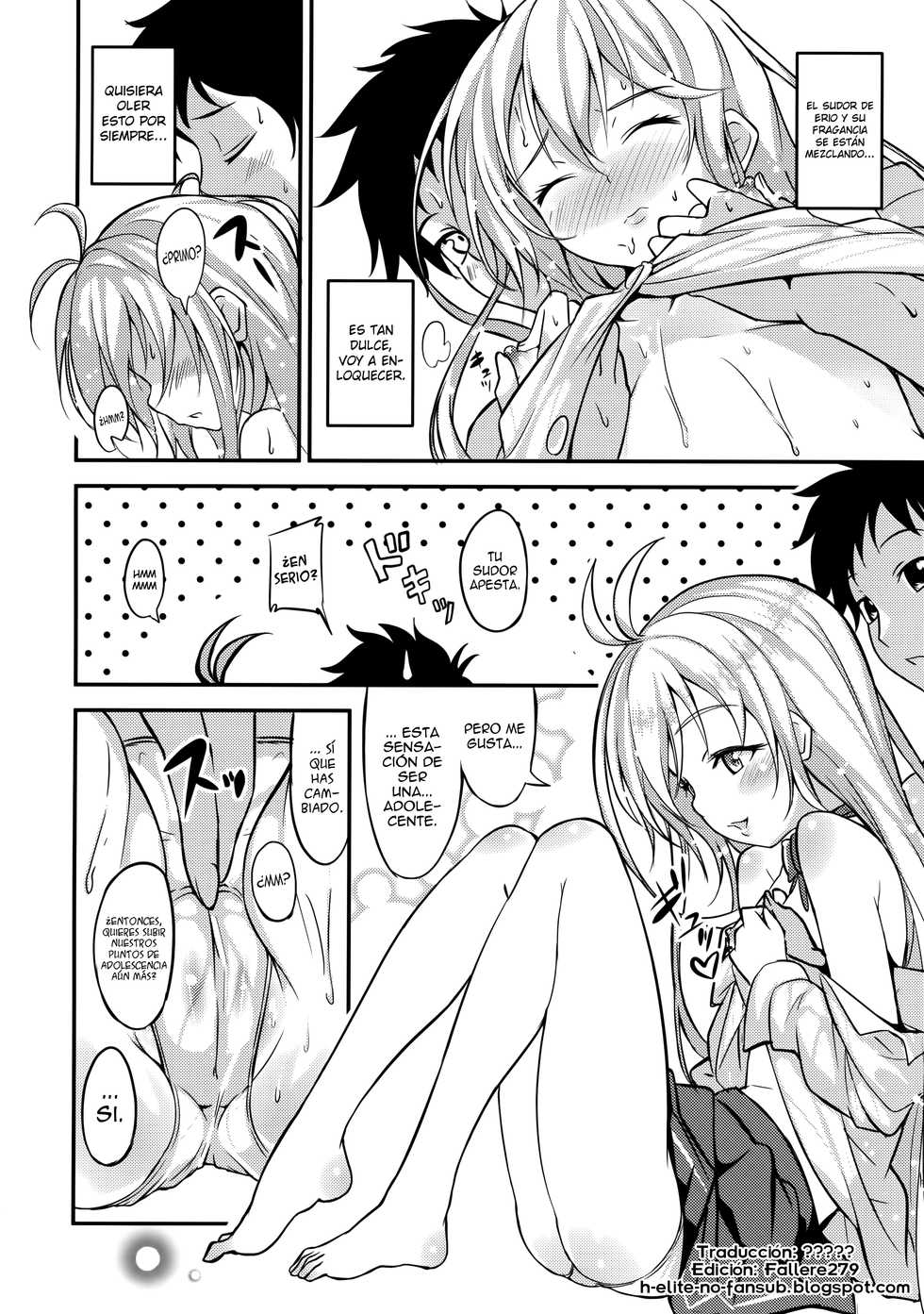 (COMIC1☆5) [AGOITEI (Sankuro)] Celsius Sanjuukyuudo | 39 Grados Celsius (Denpa Onna to Seishun Otoko) [Spanish] [H-Elite no Fansub] - Page 9