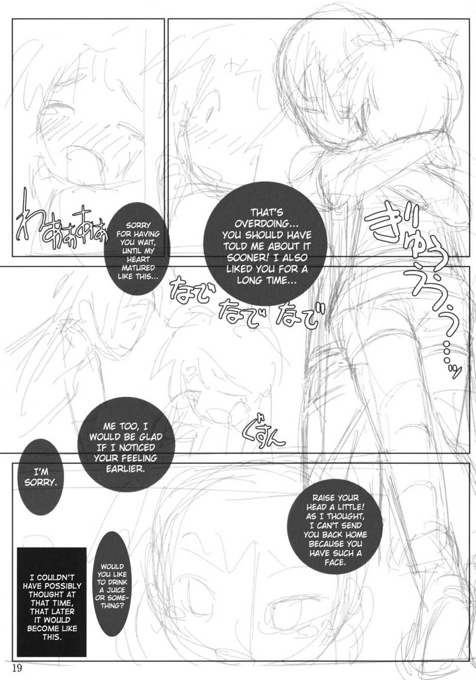 (Shotaket 11) [Studio Rakkyou (Various)] Tsubasa x4 no Naisho (Naisho no Yorimichi) [English] - Page 19