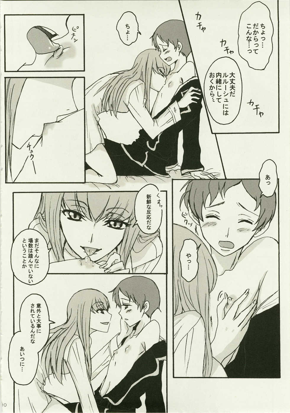 (C74) [Zooko (Kazu)] Secret Secret (CODE GEASS: Hangyaku no Lelouch) - Page 10
