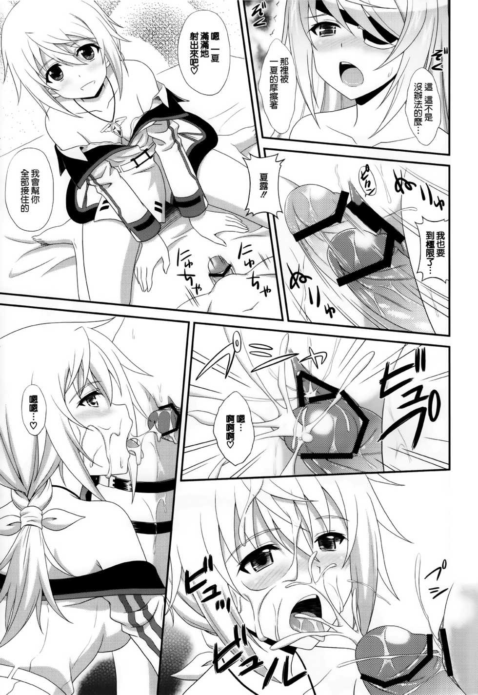 (C81) [CROSS-DO (Masakichi)] 1+1+1=∞ (IS <Infinite Stratos>) [Chinese] [天鵝之戀] - Page 11