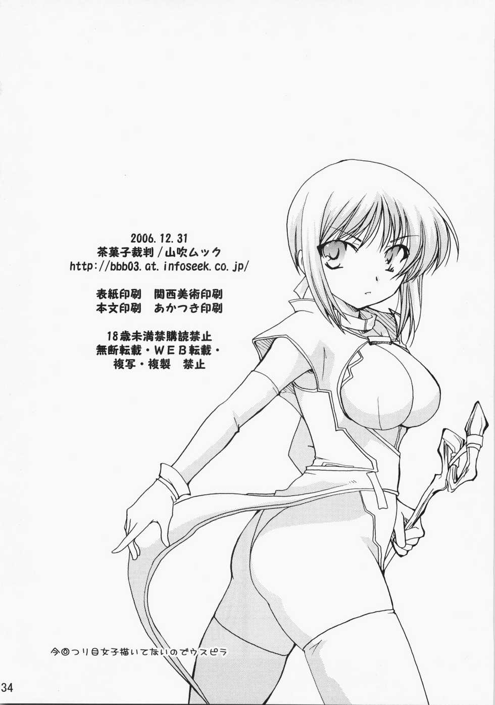 (C71) [CHAGASHI SAIBAN (Yamabuki Mook)] Super Supaiorora No Bikkuri Doki Doki Daisakusen (AliceSoft) - Page 33