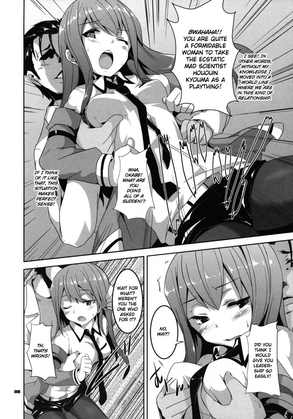 (C80) [circle six (Rokusyou Kokuu)] Divergence Zero (Steins;Gate) [English] [life4Kaoru] - Page 7