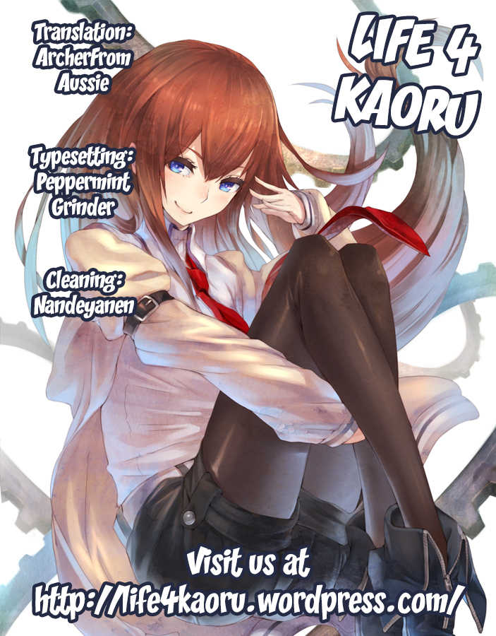(C80) [circle six (Rokusyou Kokuu)] Divergence Zero (Steins;Gate) [English] [life4Kaoru] - Page 27
