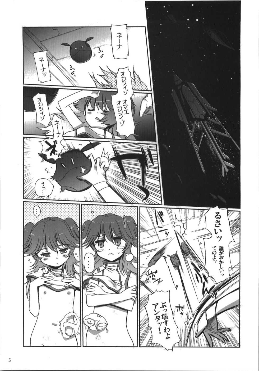 (C74) [Nippon Teikoku Toshokan (Kiya Shii, Hanpera)] Nena Typhoon (Gundam 00) - Page 6