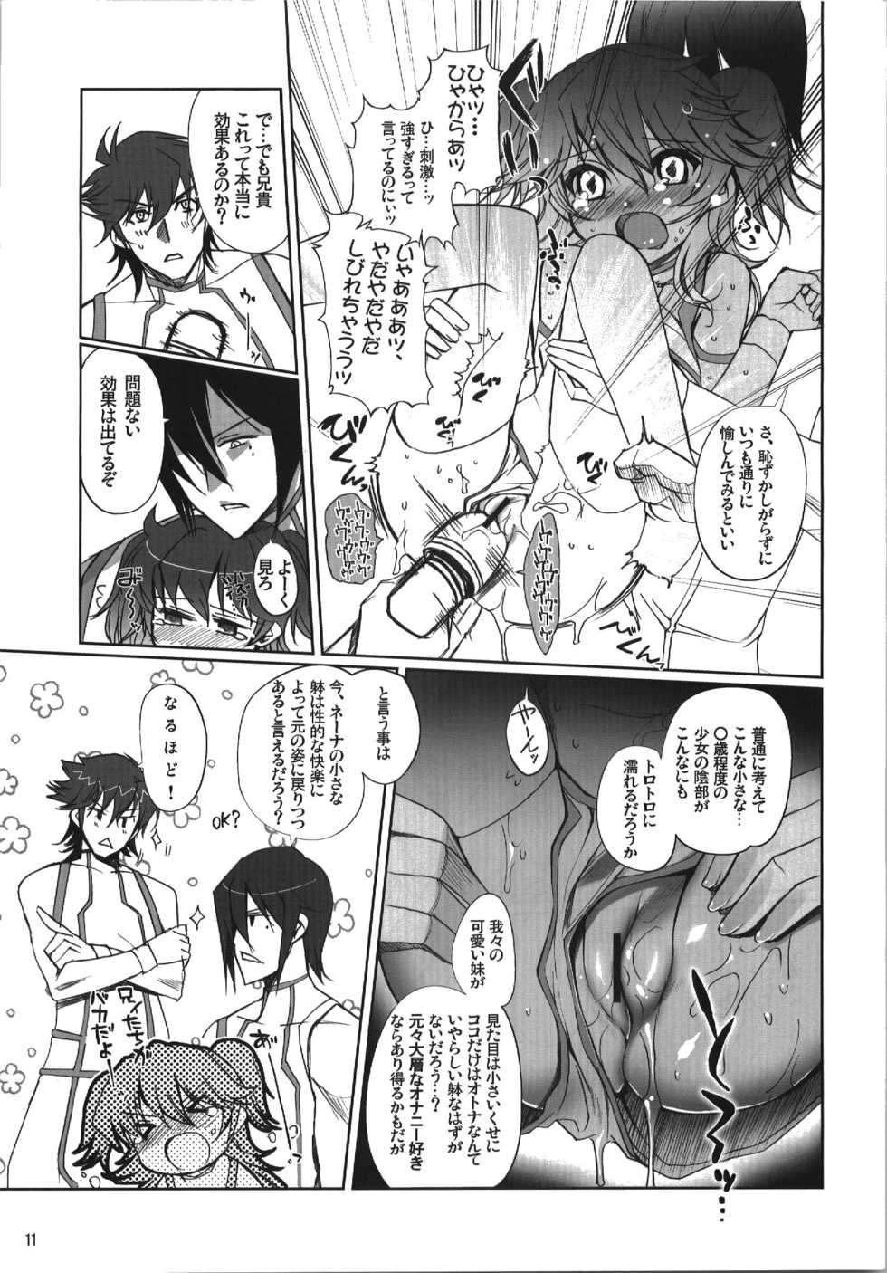(C74) [Nippon Teikoku Toshokan (Kiya Shii, Hanpera)] Nena Typhoon (Gundam 00) - Page 11