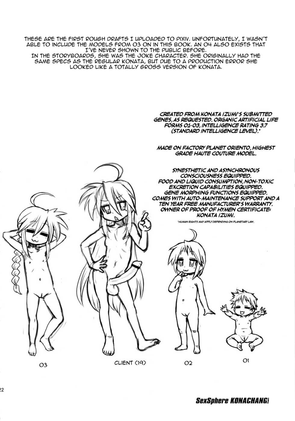 (Futaket 8) [Kakumei Seifu Kouhoushitsu (RADIOHEAD, Chimosaku, Dekko)] SexSphere KONACHANG! (Lucky Star) [English] =LWB= - Page 21