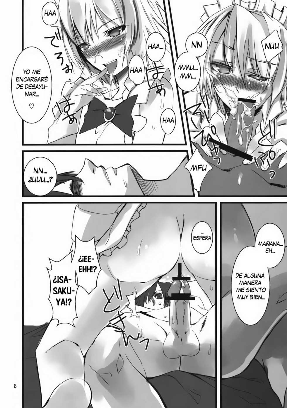 (Touhou Kamuisai 4) [KOTI (A Toshi)] 1 day my maid (Touhou Project) [Spanish] [Nightow] - Page 6