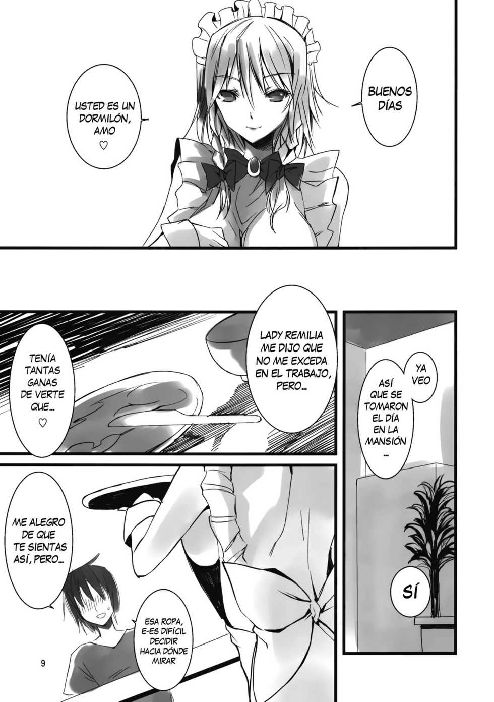 (Touhou Kamuisai 4) [KOTI (A Toshi)] 1 day my maid (Touhou Project) [Spanish] [Nightow] - Page 7