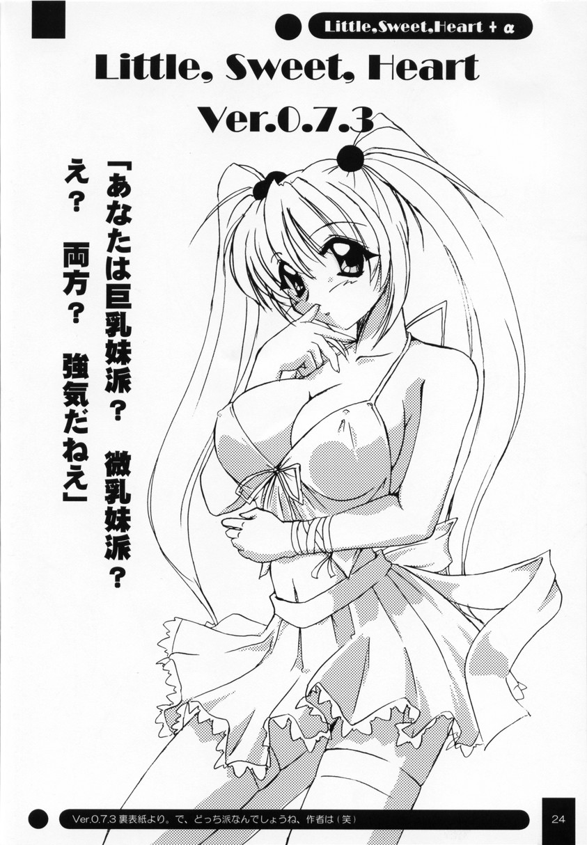 (Kyonyuukko 2) [NAMITAMA (Katsumi Kouichi)] Little,Sweet,Heart + α - Page 23
